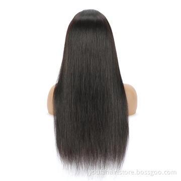13X4 Wigs Human Hair Lace Front Raw Natural Virgin Hair 30 Inch Lace Human Hair Straight Wig Hd Transparent Wig
